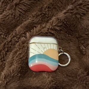 Airpods 2nd gen PLUS casely hard cover case/keychain